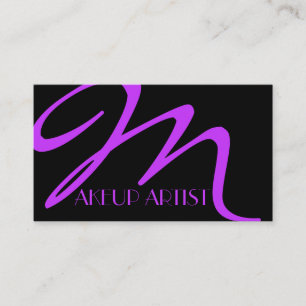 Makeup Artist Cosmetologin Nails Beauty Salon Visitenkarte