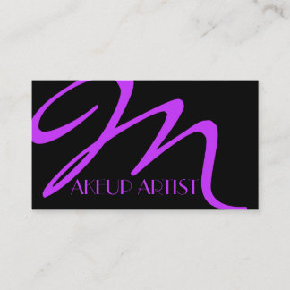 Makeup Artist Cosmetologin Nails Beauty Salon Visitenkarte