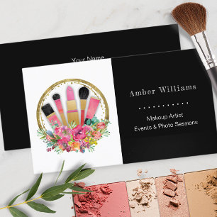 Makeup Artist Cosmetologin Salon Wellness-Center S Visitenkarte