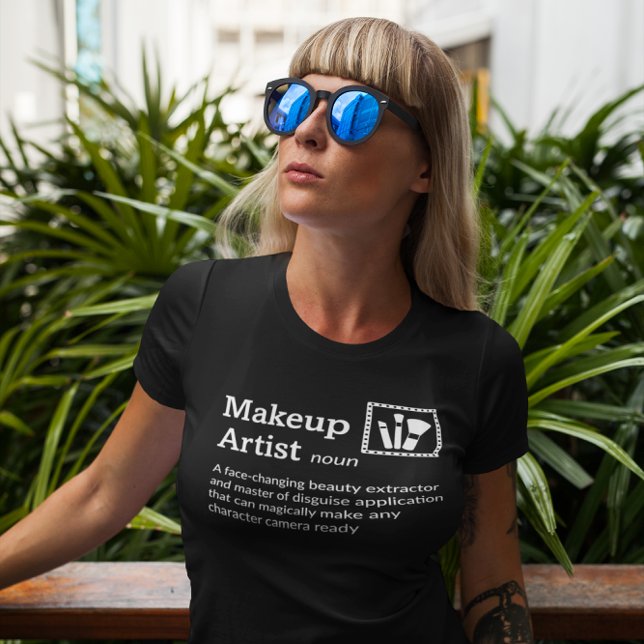 Makeup Artist Definition Dark Mode - Crew T-Shirt (Von Creator hochgeladen)