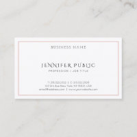 Makeup Artist Elegantes Minimalistisches