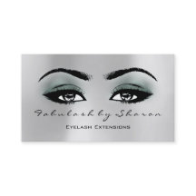 Makeup Artist Eyebrow Lashes Extension Grau Aquama