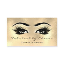 Makeup Artist Eyebrow Lashes Glas Gold