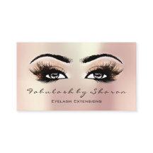 Makeup Artist Eyebrow Lashes Rose Gold