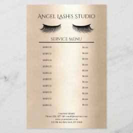 Makeup Artist Eyelash Extensions, Flyer