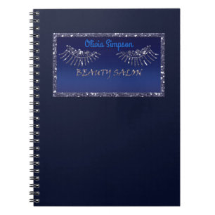 Makeup Artist Eyes Lashes Glitzer Tropfen Spark Be Notizblock