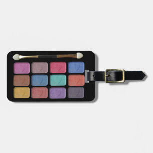 Makeup artist eyeshadows palettedigital design gepäckanhänger