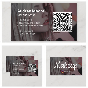 Makeup Artist Girly Design Visitenkarte