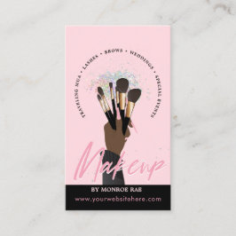 Makeup Artist Glam MUA Beauty Salon Beautician Bus Visitenkarte