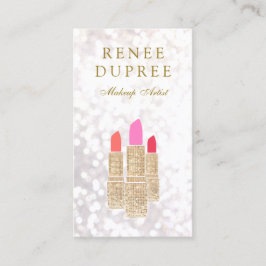 Makeup Artist Gold Lipstick 10 Punch Loyalität Treuekarte