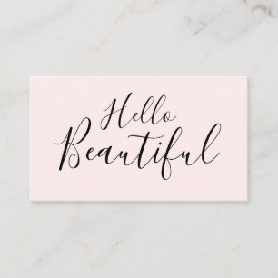 Makeup artist / haarstylistische trendige Visitenk Visitenkarte