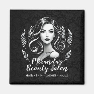 Makeup Artist Hair Stylist Beauty Salon Lash Brows Magnet