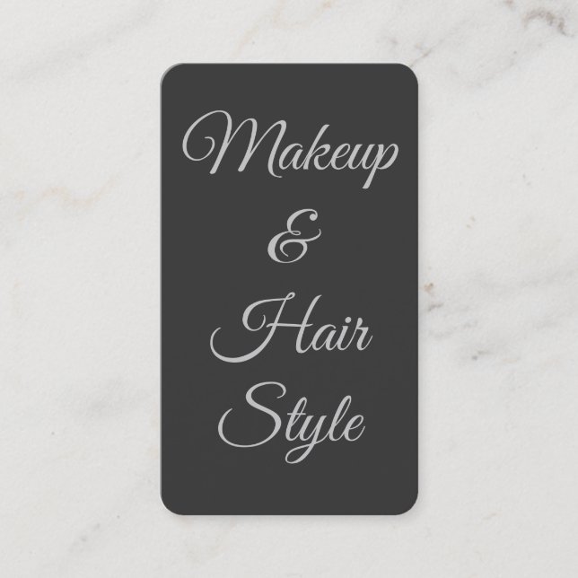 Makeup Artist Hair Stylist Klassisches Minimalisti Visitenkarte (Vorderseite)