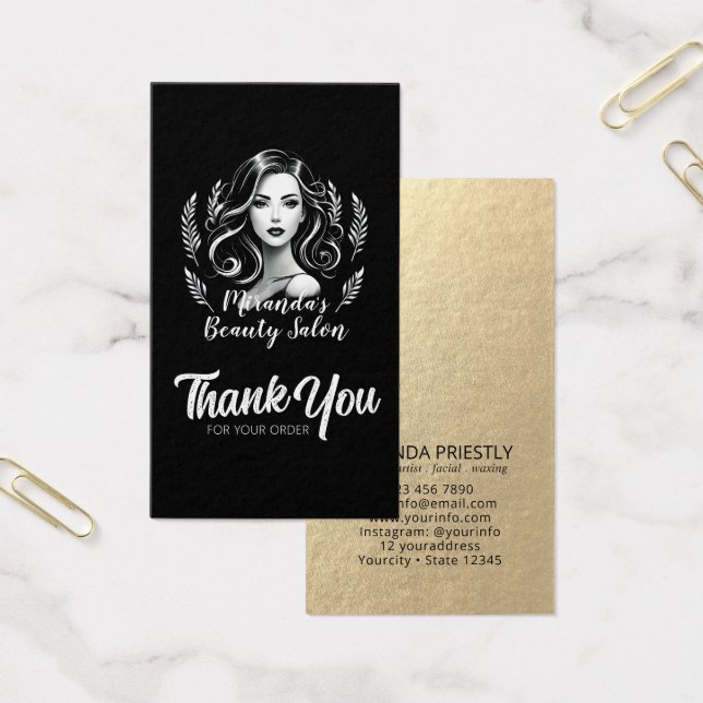 Makeup Artist Hair Stylist Modernes Paket Beilage (Büro)