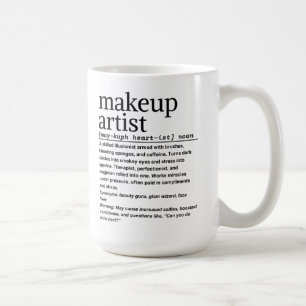 Makeup artist kaffeetasse