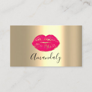 Makeup Artist Kiss Lift Visitenkarte