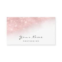 Makeup Artist Lash Pink Glitzer Weiß