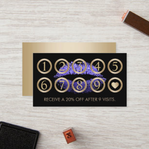 Makeup Artist Lila Glitzer Treuekarte