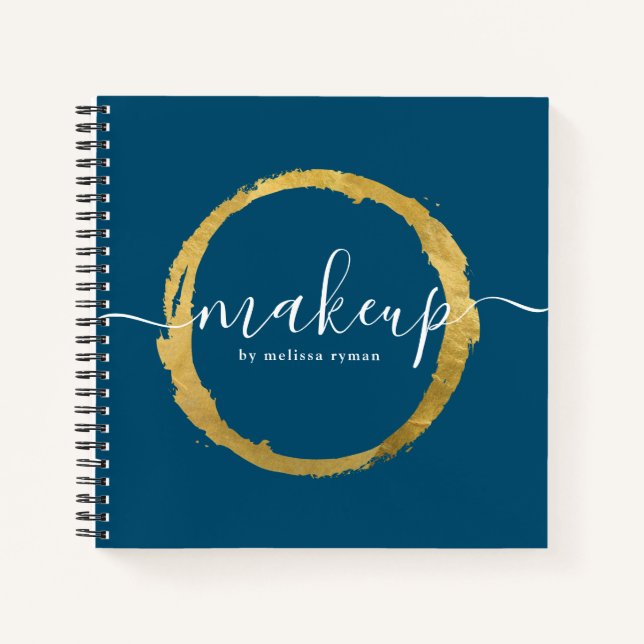 Makeup Artist Notebook Notizbuch (Vorderseite)