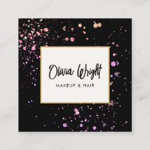 Makeup Artist Pink-Spritzer Signatur-Skript