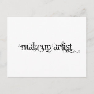 Makeup Artist Postkarte