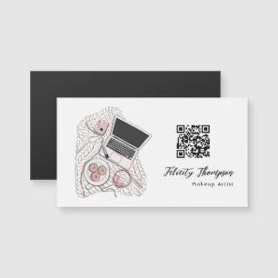 Makeup Artist QR Code Magnetkarte