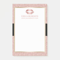 Makeup Artist Rose Gold Glitzer Lift