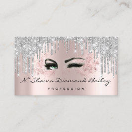 Makeup Artist Rose Park Lips VIP Silver Tropfen Terminkarte