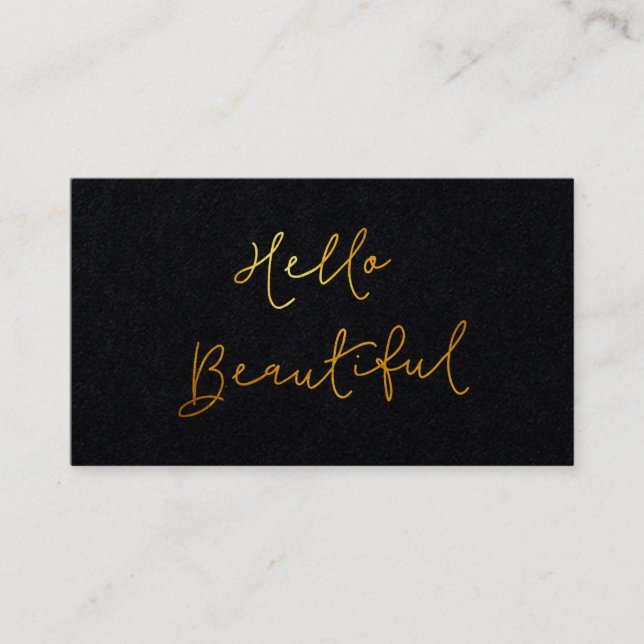 Makeup Artist Simple Visitenkarte (Vorderseite)