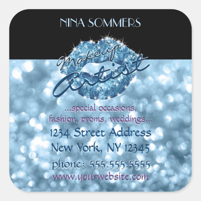 Makeup Artist Sticker (Vorderseite)