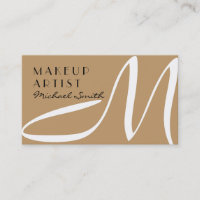 Makeup Artist Stilvolle Monogram Moderne Wüste
