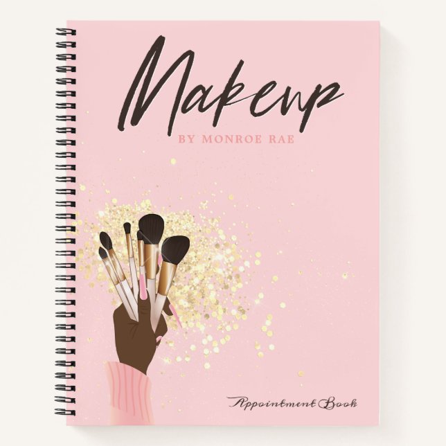 Makeup Artist Termin Log oder Business Notebook Notizbuch (Vorderseite)