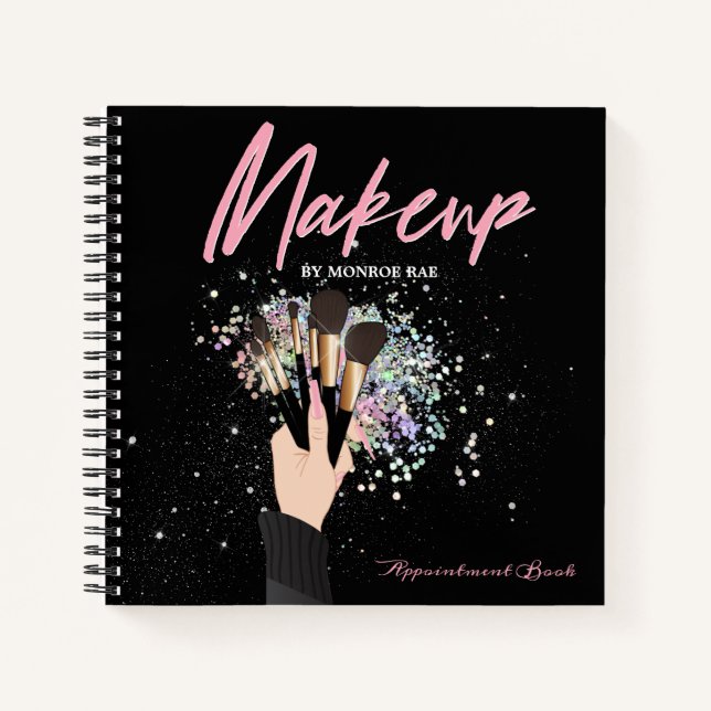 Makeup Artist Termin Log oder Informationen Notizbuch (Vorderseite)