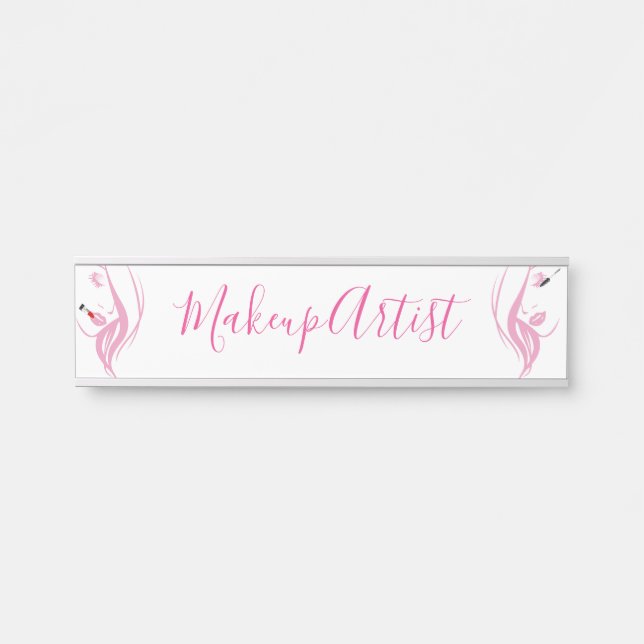 Makeup Artist Türschild (Vorderseite )