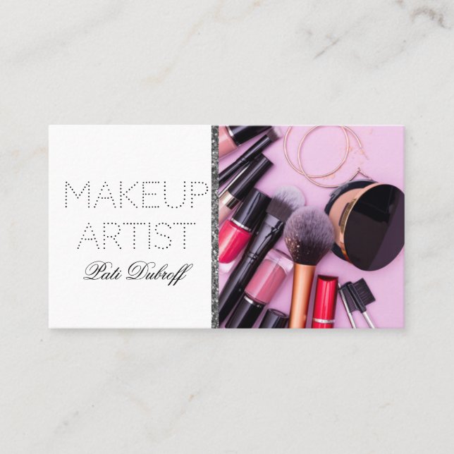 Makeup Artist Visitenkarte (Vorderseite)