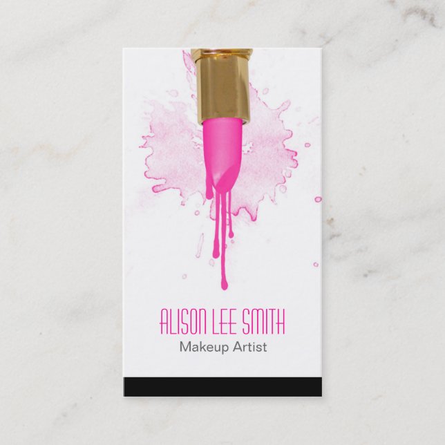 Makeup Artist Visitenkarte (Vorderseite)