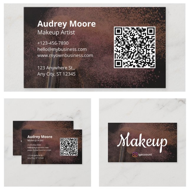 Makeup Artist Visitenkarte (Makeup Artist Business Card
)