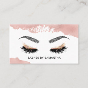 Makeup artist Wink Eye Beauty Salon Lash Extension Visitenkarte