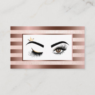 Makeup artist Wink Eye Beauty Salon Lash Extension Visitenkarte