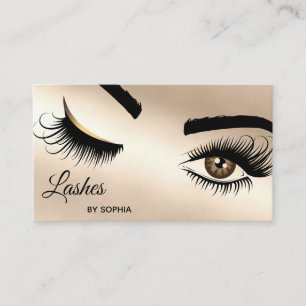 Makeup artist Wink Eye Beauty Salon Lash Extension Visitenkarte