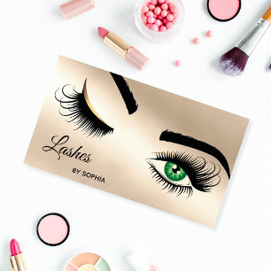 Makeup artist Wink Eye Beauty Salon Lash Extension Visitenkarte