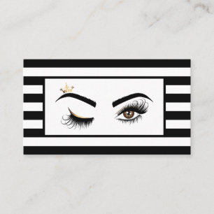 Makeup artist Wink Eye Beauty Salon Lash Extension Visitenkarte