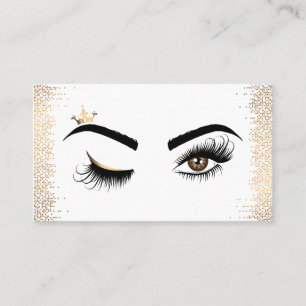 Makeup artist Wink Eye Beauty Salon Lash Extension Visitenkarte