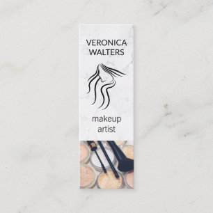 Makeup Artist Womens Beauty Mini Visitenkarte