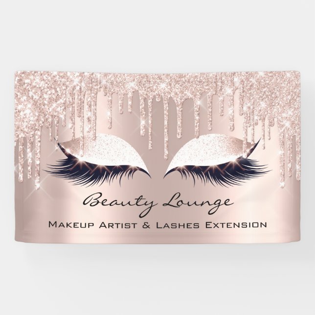 Makeup ArtistLashesLashesSalonRose Lux Banner (Horizontal)