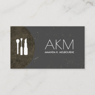 Makeup Artistry Monogram Hoch entwickelt Visitenkarte