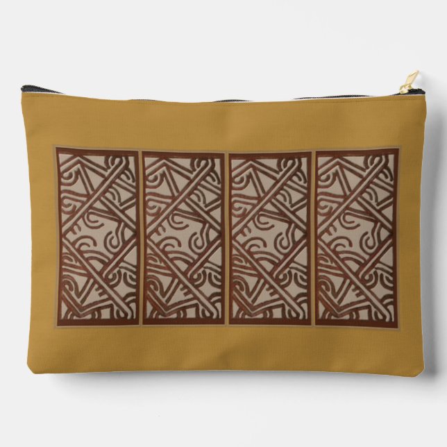 Makeup Bag with design from Papua New Guinea Zubehörtasche (Rückseite)