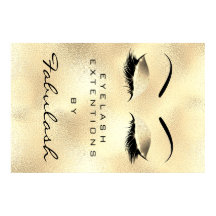 Makeup Beauty Salon Name Gold Glam Lux Eyebrows