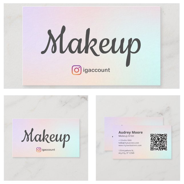 Makeup Beauty Salons und Estheticians Visitenkarte (Makeup Beauty Salons and Estheticians Business Card
)