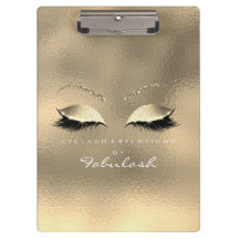 Makeup Beauty Studio Lashes Glas Gold Weiß